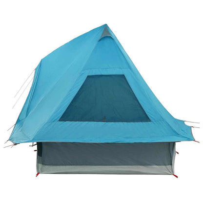 Tipi Zelt mit Dach Grau und Orange 680 x 430 x 270 cm Taft