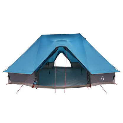 Tipi Zelt mit Dach Grau und Orange 680 x 430 x 270 cm Taft