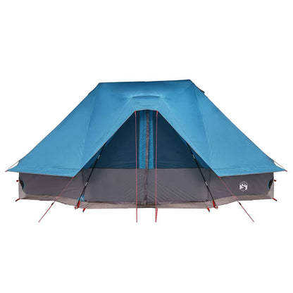Tipi Zelt mit Dach Grau und Orange 680 x 430 x 270 cm Taft