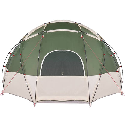 Kuppelzelt mit Dach Grau und Orange 475 x 475 x 235 cm Taft