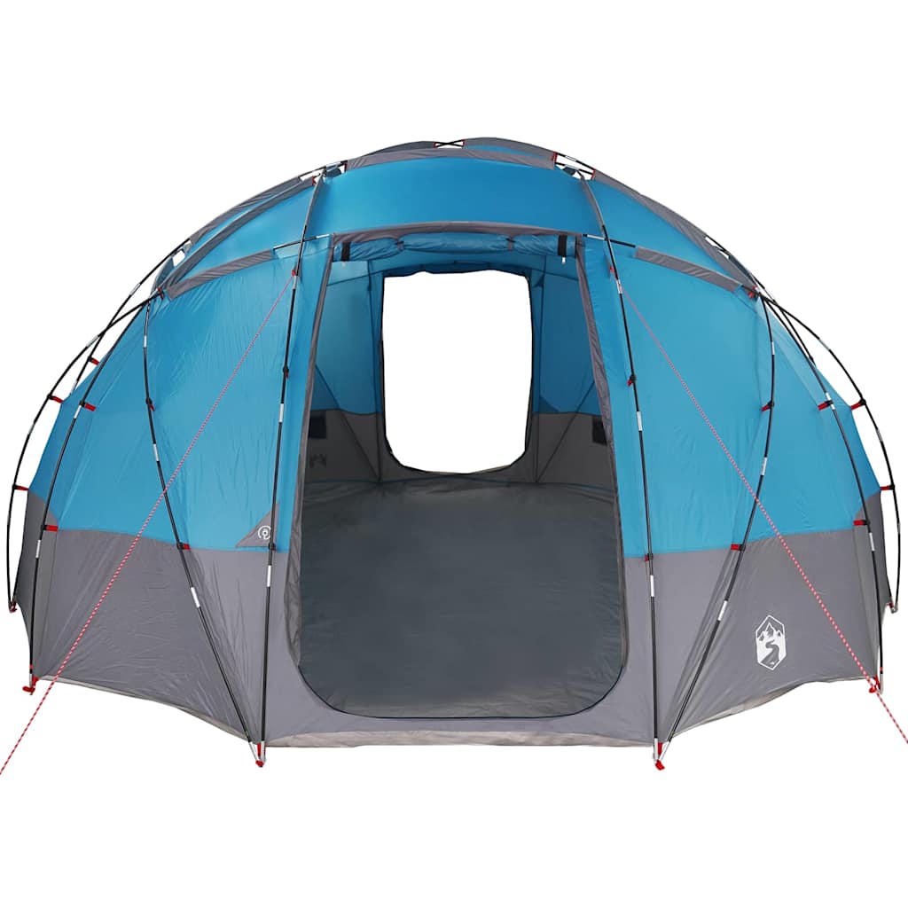 Kuppelzelt mit Dach Grau und Orange 475 x 475 x 235 cm Taft