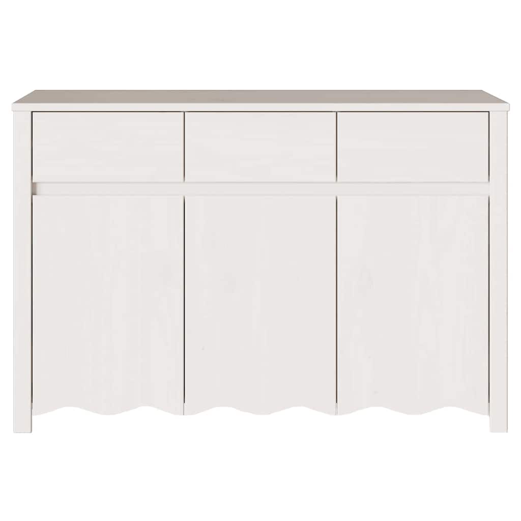 Sideboard Drammen 114 X 43 X 75,5 Cm Massivholz Kiefer