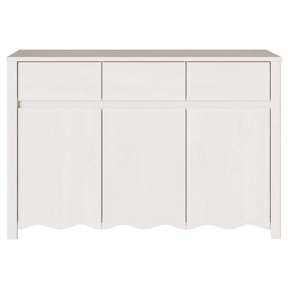 Sideboard Drammen 114 X 43 X 75,5 Cm Massivholz Kiefer