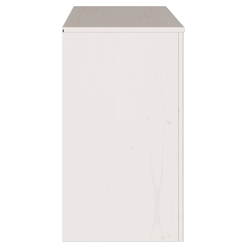 Sideboard Drammen 114 X 43 X 75,5 Cm Massivholz Kiefer