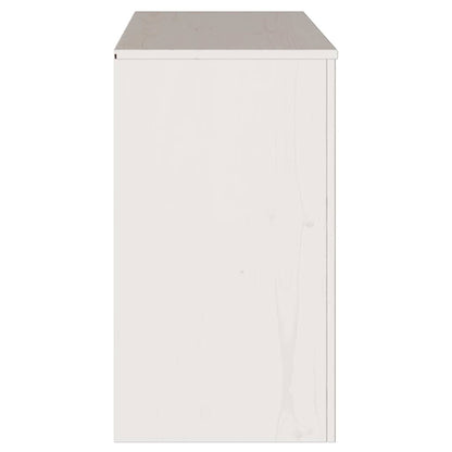 Sideboard Drammen 114 X 43 X 75,5 Cm Massivholz Kiefer