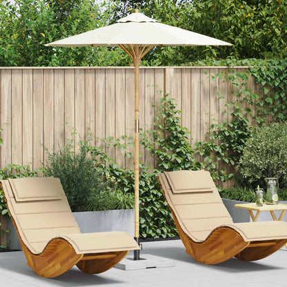 Garten-Sonnenschirm Ø 270 X 260 Cm Bambus