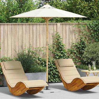 Garten-Sonnenschirm Ø 270 X 260 Cm Bambus