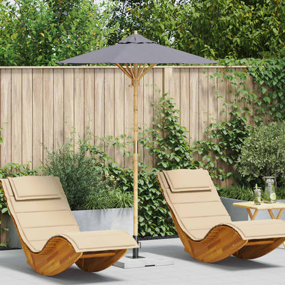 Garten-Sonnenschirm Ø 270 X 260 Cm Bambus