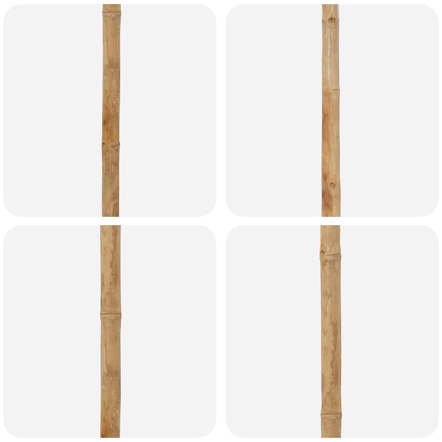 Garten-Sonnenschirm Ø 270 X 260 Cm Bambus