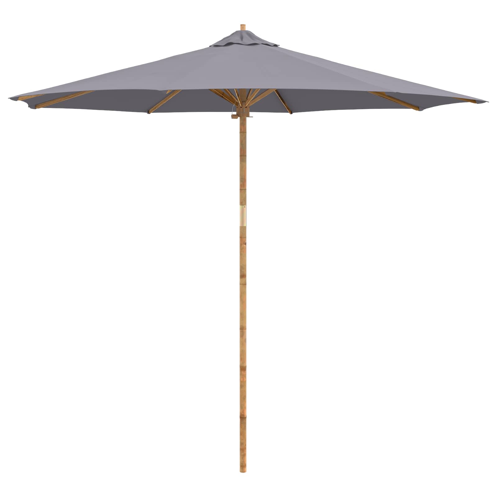 Garten-Sonnenschirm Ø 270 X 260 Cm Bambus
