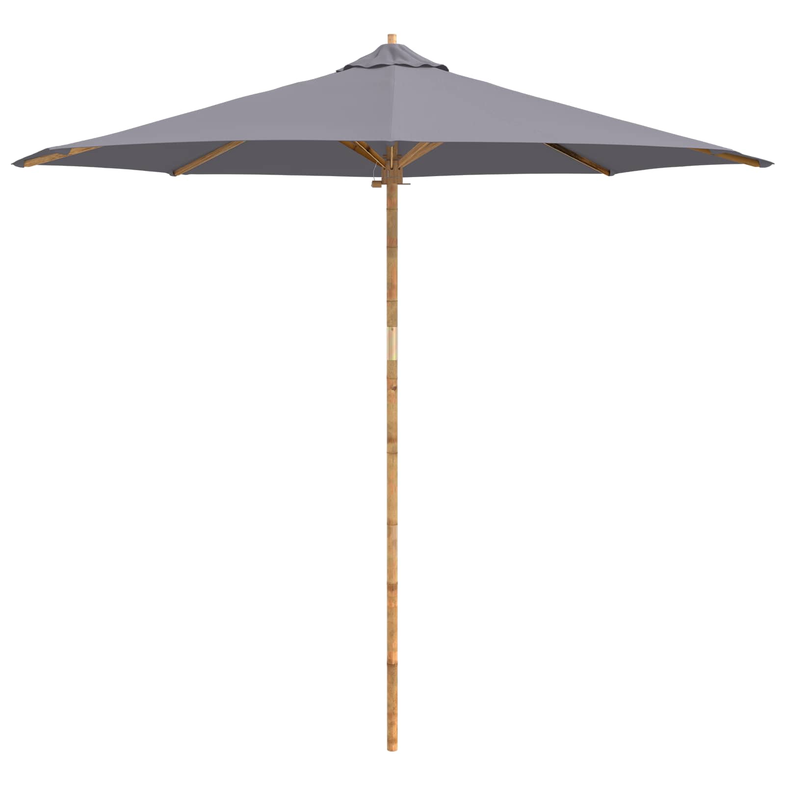 Garten-Sonnenschirm Ø 270 X 260 Cm Bambus