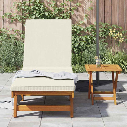 Sonnenliege mit Tisch Massivholz Akazie