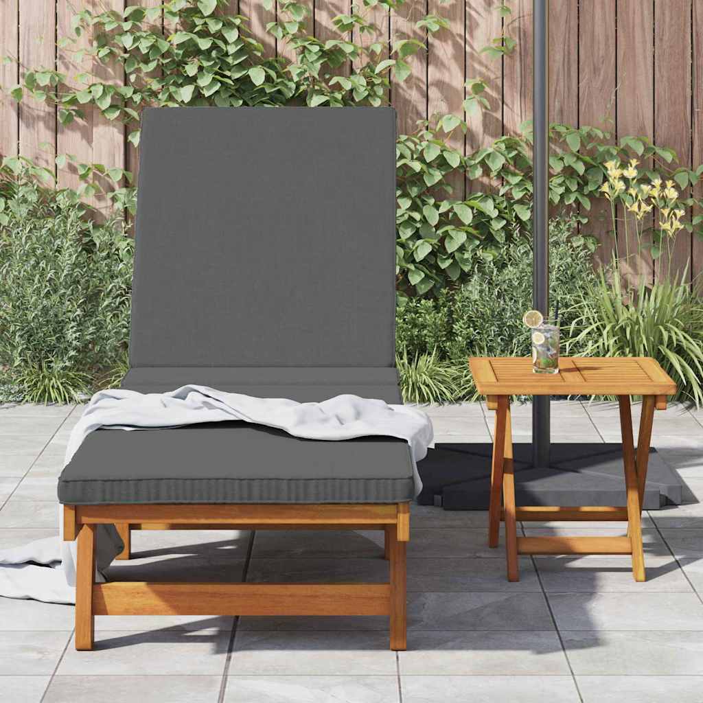 Sonnenliege mit Tisch Massivholz Akazie