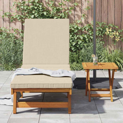 Sonnenliege mit Tisch Massivholz Akazie