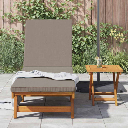 Sonnenliege mit Tisch Massivholz Akazie