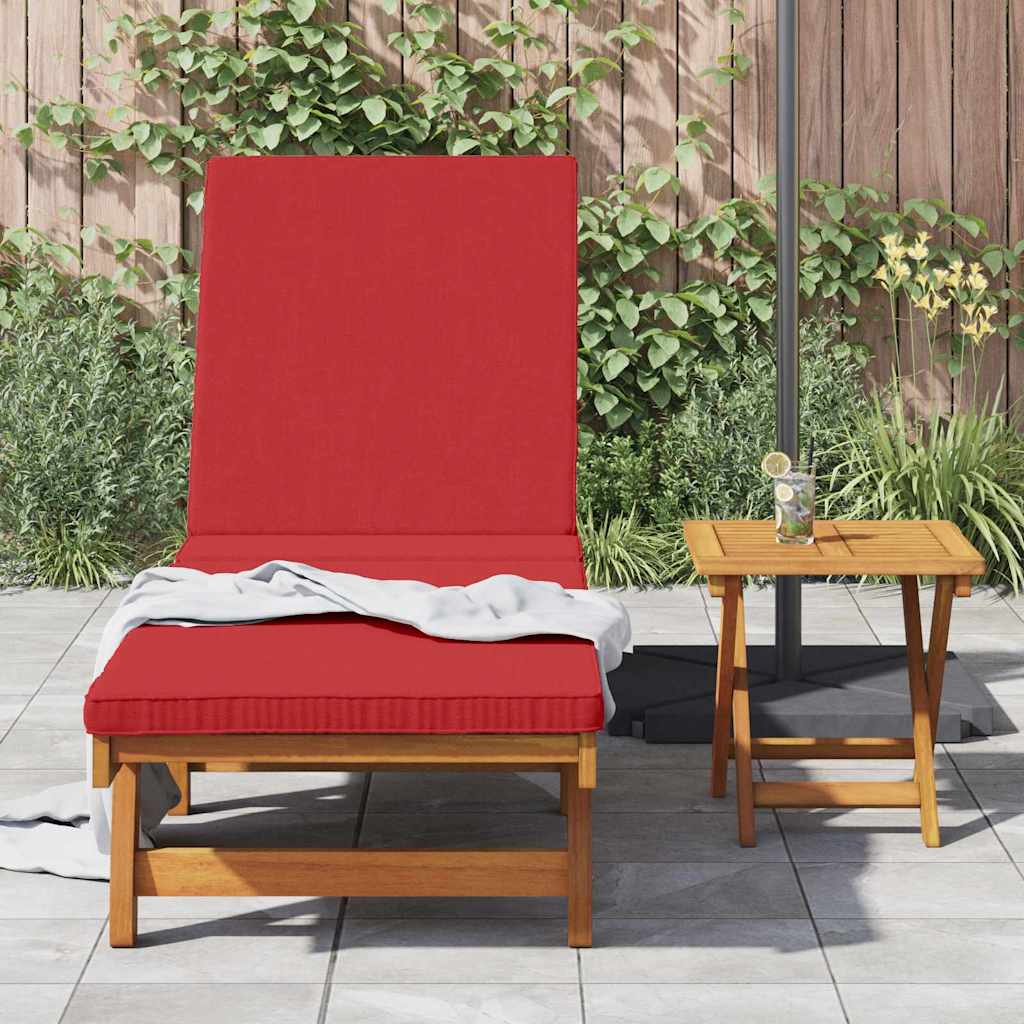 Sonnenliege mit Tisch Massivholz Akazie