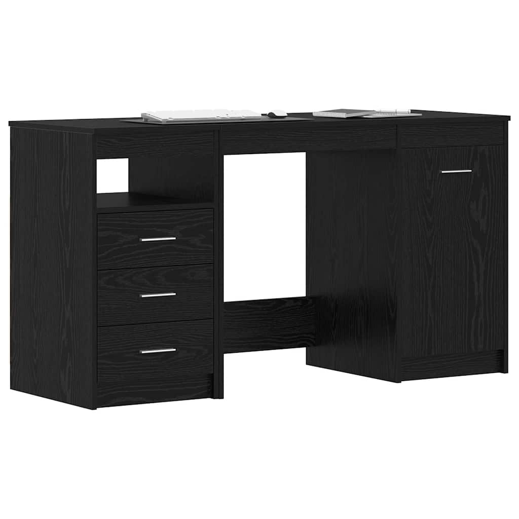 Schreibtisch Weiß 140x50x76 cm Holzwerkstoff