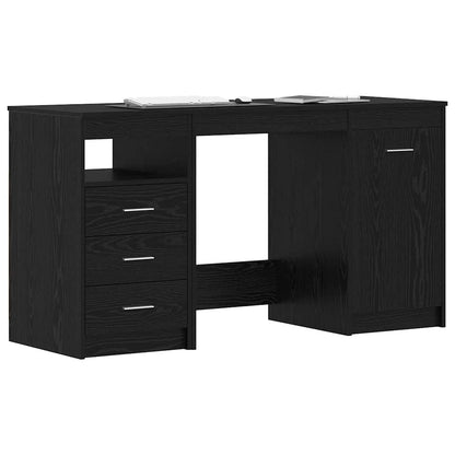 Schreibtisch Weiß 140x50x76 cm Holzwerkstoff