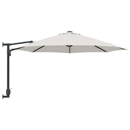 Garten-Sonnenschirm Sand 248 x 248 x 148 cm Polyester und Stahl