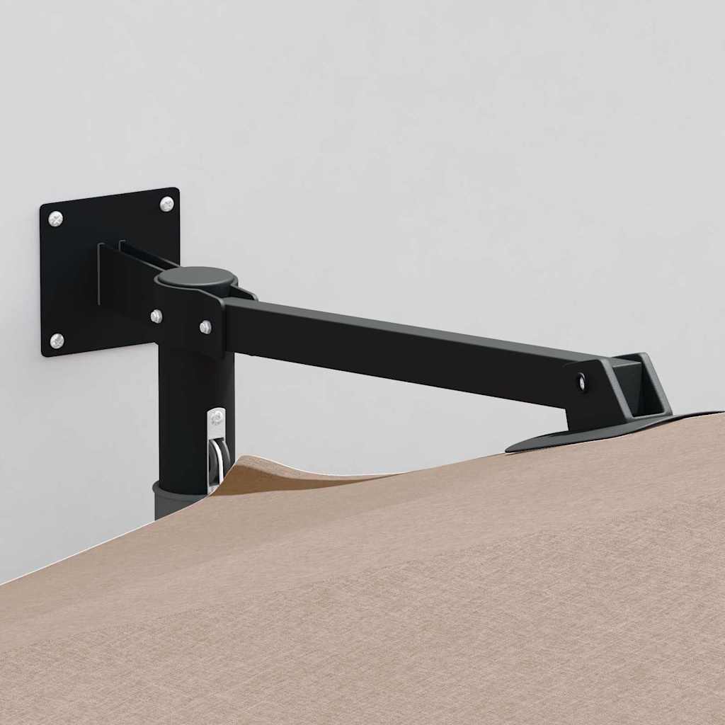 Garten-Sonnenschirm Sand 248 x 248 x 148 cm Polyester und Stahl