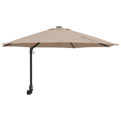 Garten-Sonnenschirm Sand 248 x 248 x 148 cm Polyester und Stahl