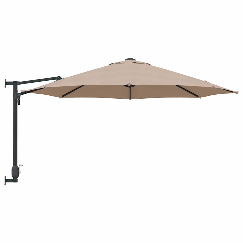 Garten-Sonnenschirm Sand 248 x 248 x 148 cm Polyester und Stahl