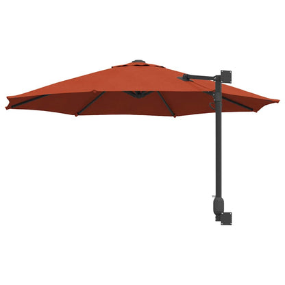 Garten-Sonnenschirm Sand 248 x 248 x 148 cm Polyester und Stahl