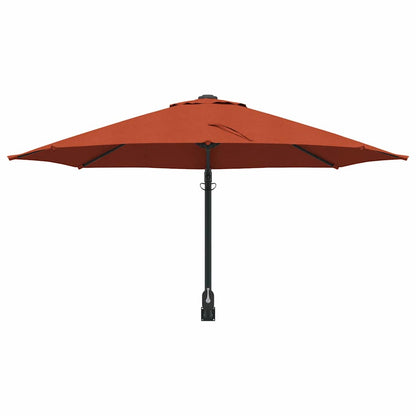 Garten-Sonnenschirm Sand 248 x 248 x 148 cm Polyester und Stahl