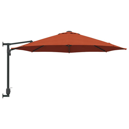 Garten-Sonnenschirm Sand 248 x 248 x 148 cm Polyester und Stahl