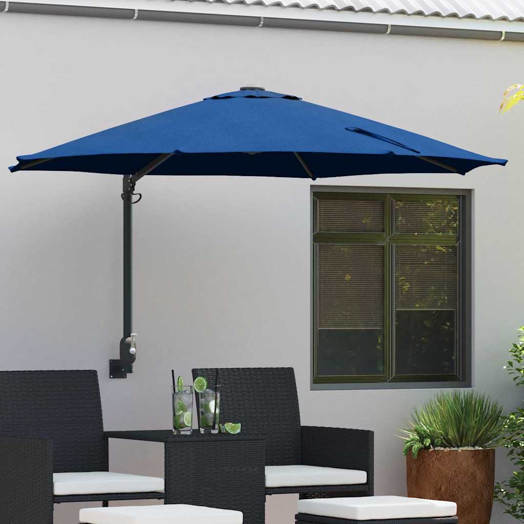 Garten-Sonnenschirm Sand 248 x 248 x 148 cm Polyester und Stahl