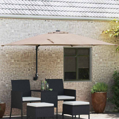 Garten-Sonnenschirm Sand 248,5 x 247,5 x 160 cm