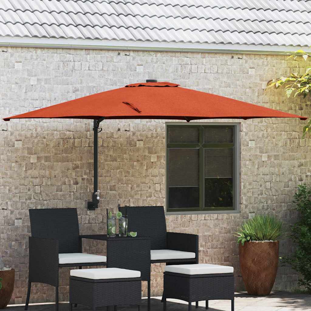 Garten-Sonnenschirm Sand 248,5 x 247,5 x 160 cm