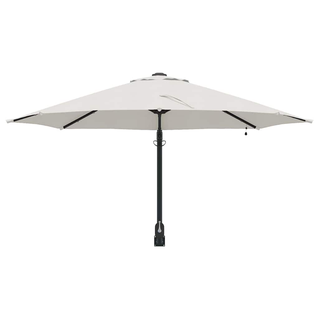 Garten-Sonnenschirm Sand 248 x 248 x 148 cm Polyester und Stahl