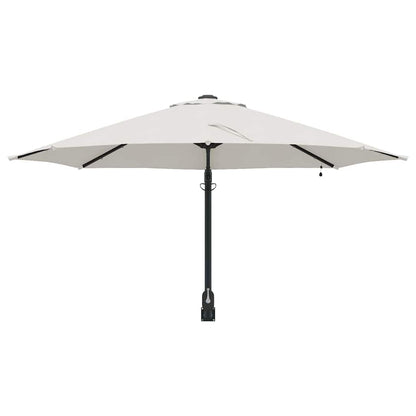 Garten-Sonnenschirm Sand 248 x 248 x 148 cm Polyester und Stahl