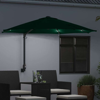 Garten-Sonnenschirm Sand 248 x 248 x 148 cm Polyester und Stahl