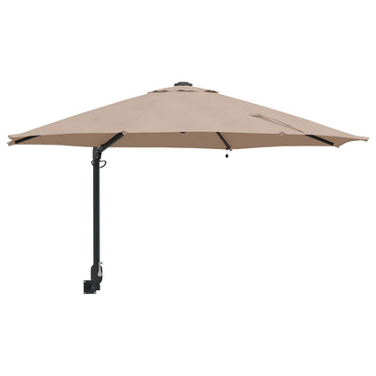 Garten-Sonnenschirm Sand 248 x 248 x 148 cm Polyester und Stahl