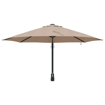 Garten-Sonnenschirm Sand 248 x 248 x 148 cm Polyester und Stahl
