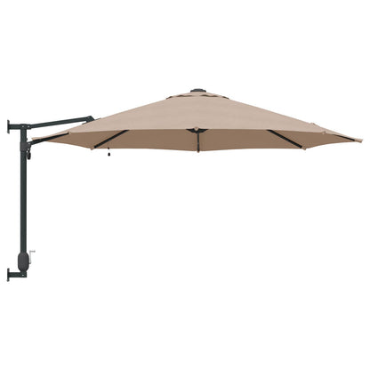 Garten-Sonnenschirm Sand 248 x 248 x 148 cm Polyester und Stahl