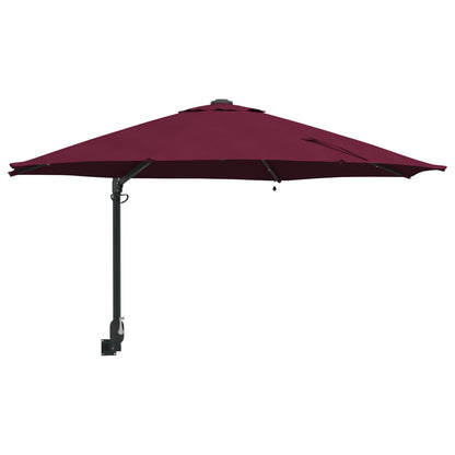 Garten-Sonnenschirm Sand 248 x 248 x 148 cm Polyester und Stahl