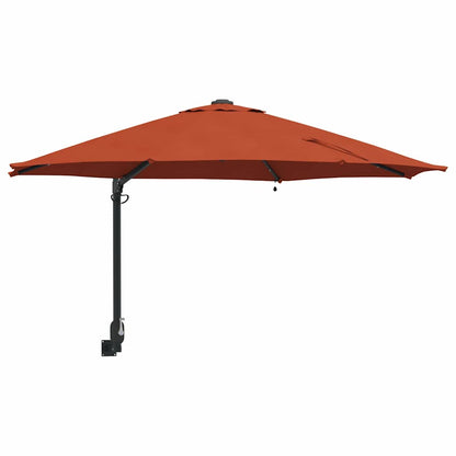 Garten-Sonnenschirm Sand 248 x 248 x 148 cm Polyester und Stahl