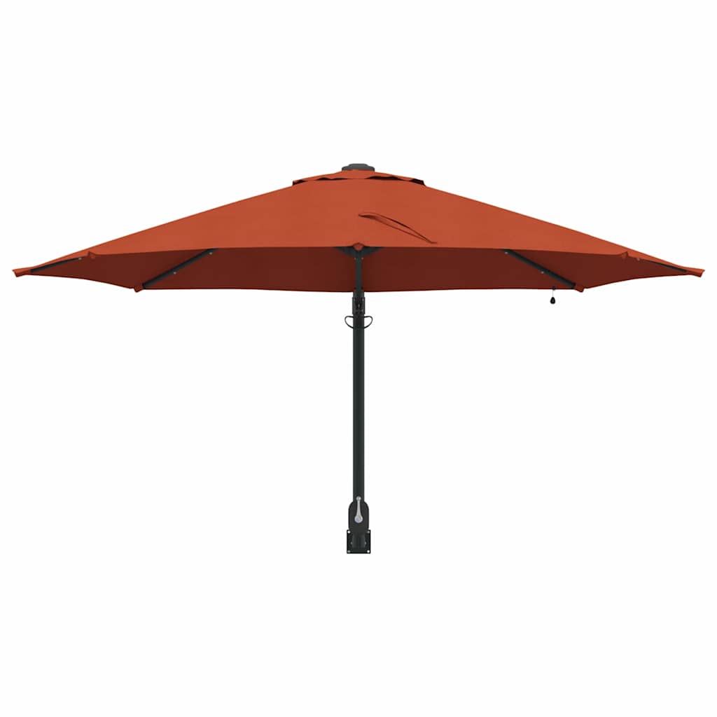 Garten-Sonnenschirm Sand 248 x 248 x 148 cm Polyester und Stahl