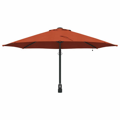 Garten-Sonnenschirm Sand 248 x 248 x 148 cm Polyester und Stahl