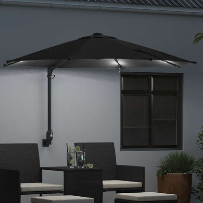 Garten-Sonnenschirm Sand 248 x 248 x 148 cm Polyester und Stahl