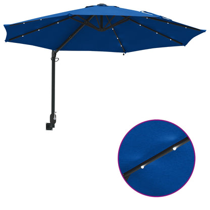 Garten-Sonnenschirm Sand 248 x 248 x 148 cm Polyester und Stahl