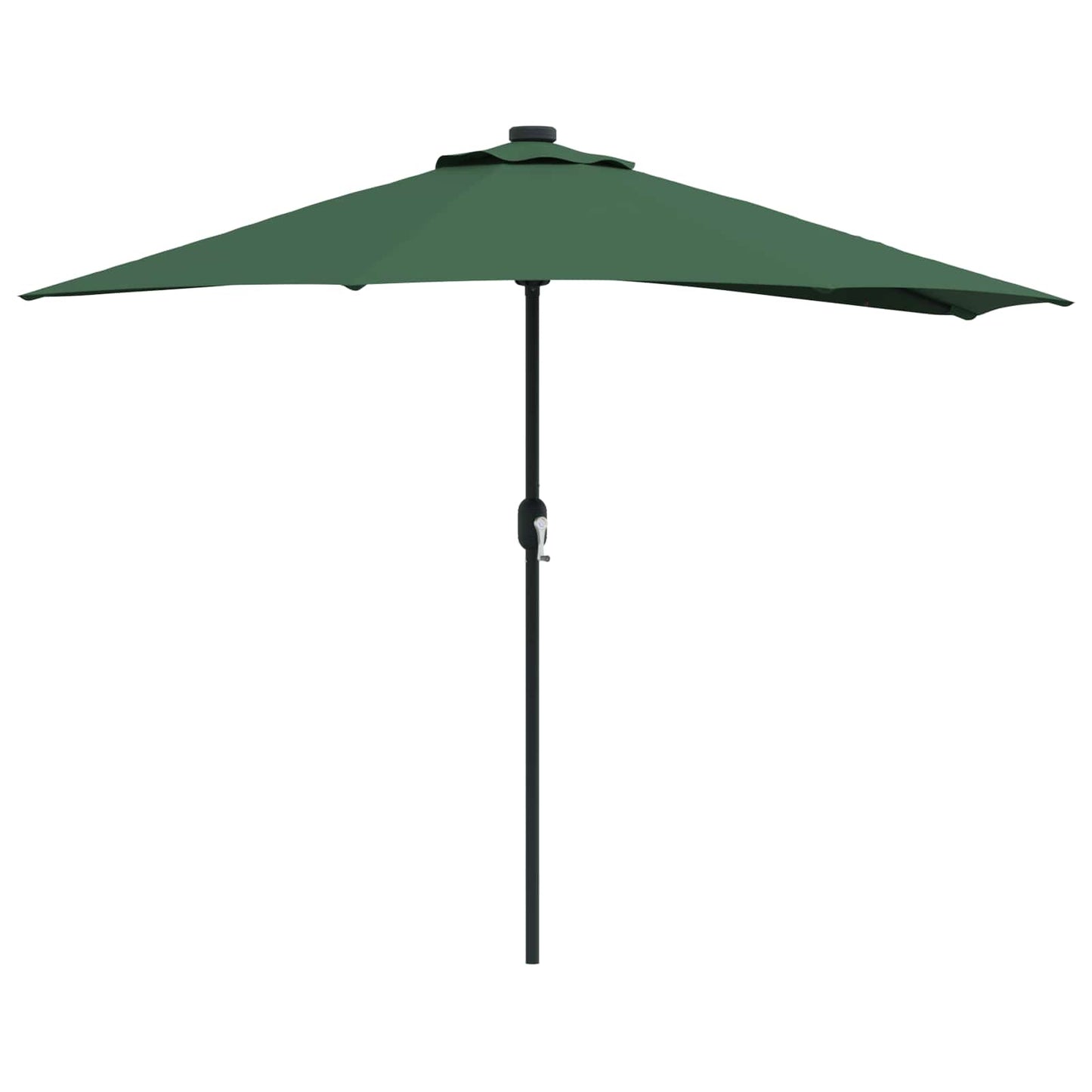 Garten-Sonnenschirm Sand 294 x 150 x 224 cm Polyester und Stahl