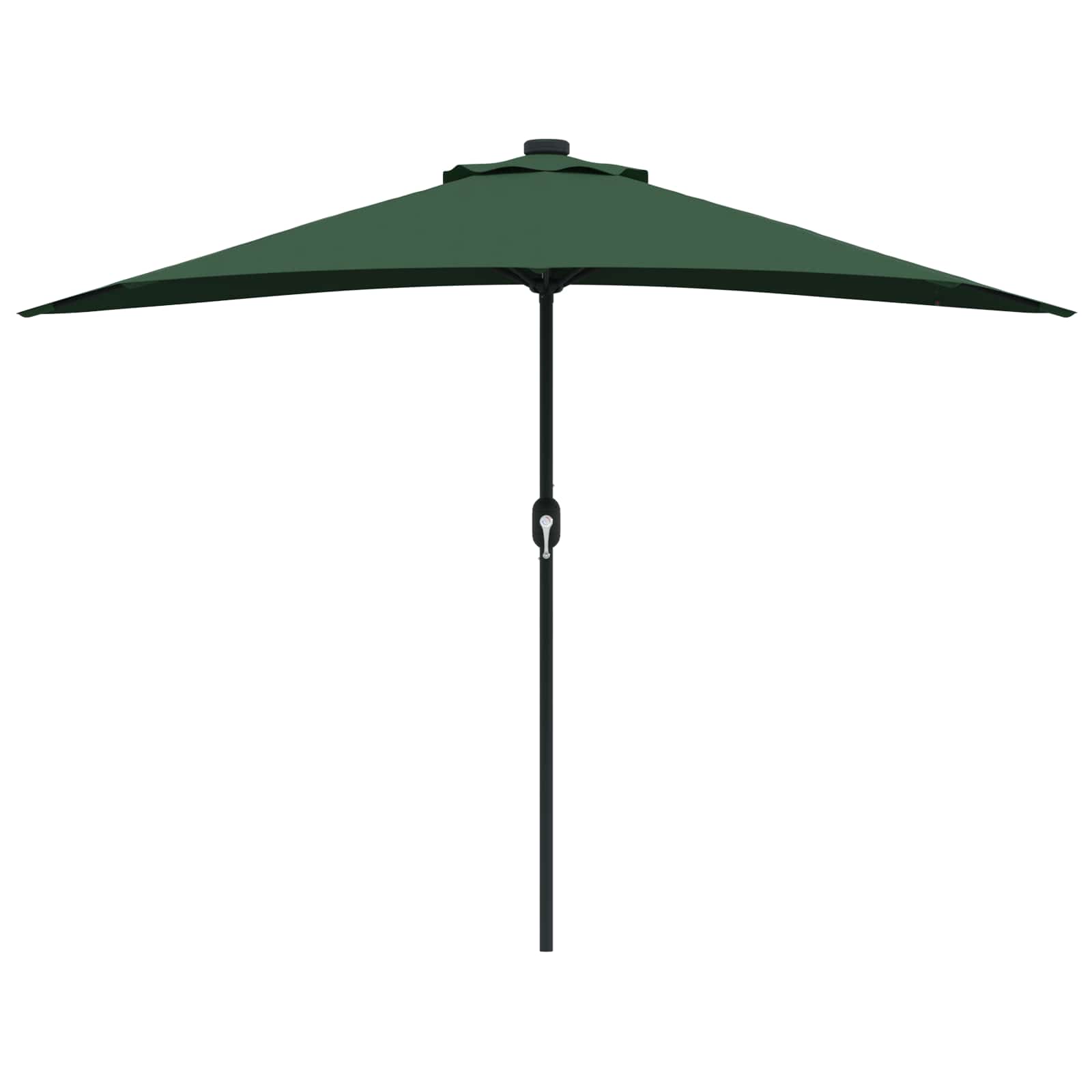 Garten-Sonnenschirm Sand 294 x 150 x 224 cm Polyester und Stahl