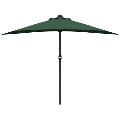 Garten-Sonnenschirm Sand 294 x 150 x 224 cm Polyester und Stahl