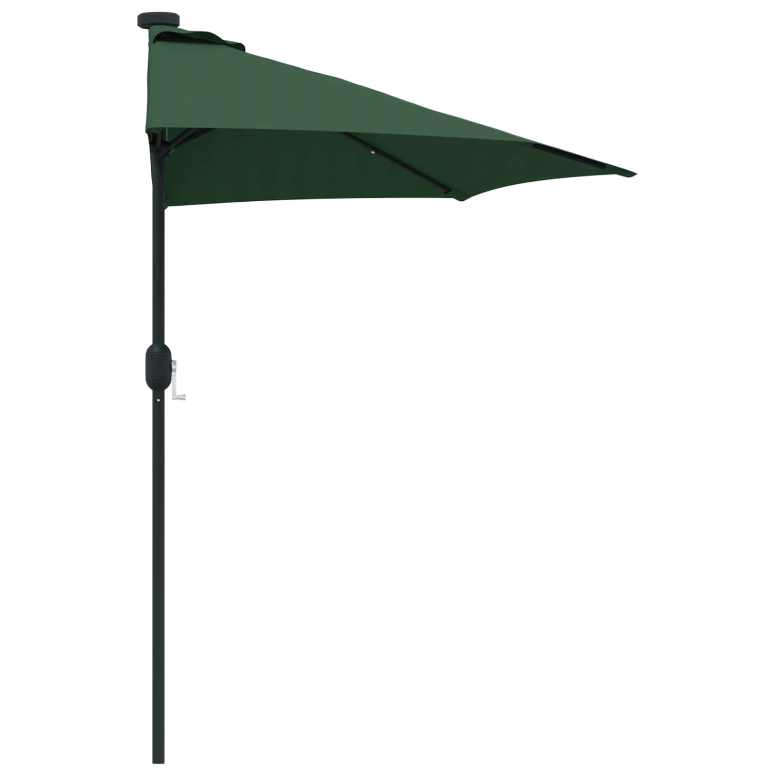 Garten-Sonnenschirm Sand 294 x 150 x 224 cm Polyester und Stahl