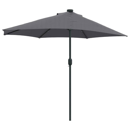 Garten-Sonnenschirm Sand 294 x 150 x 224 cm Polyester und Stahl