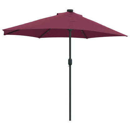 Garten-Sonnenschirm Sand 294 x 150 x 224 cm Polyester und Stahl